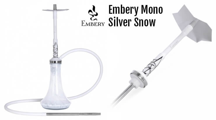 Embery Mono Evo Silver, una cachimba con diseño futurista.