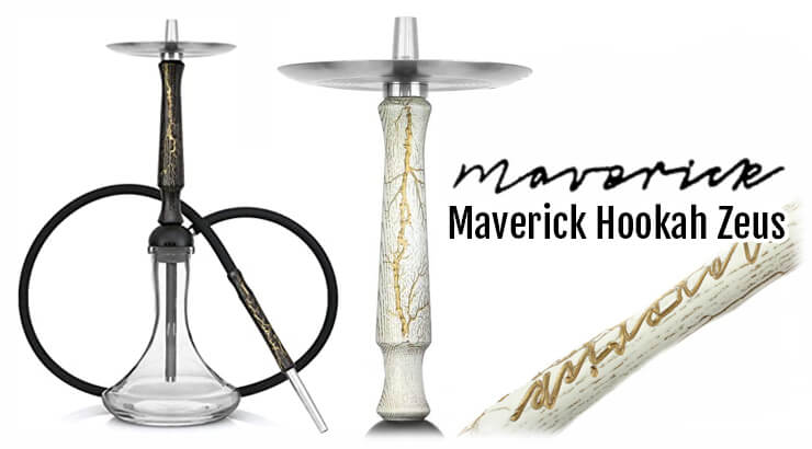 Las cachimbas Maverick Hookah: acero inoxidable y madera de alta calidad.