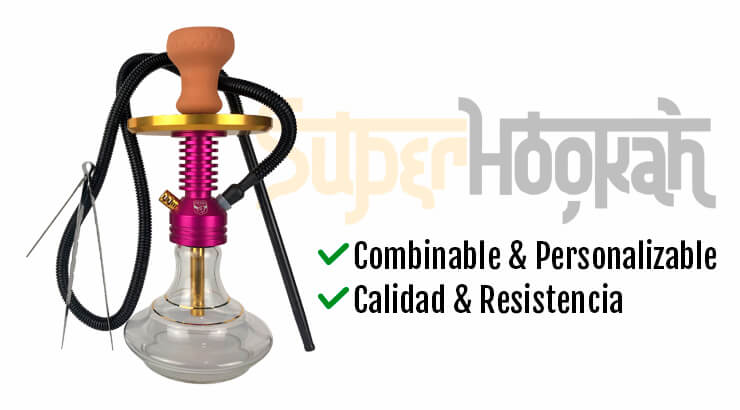 Cachimbas brasileñas Super Hookah Company.