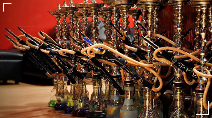 Cachimbas para catering en pubs, discotecas y eventos.