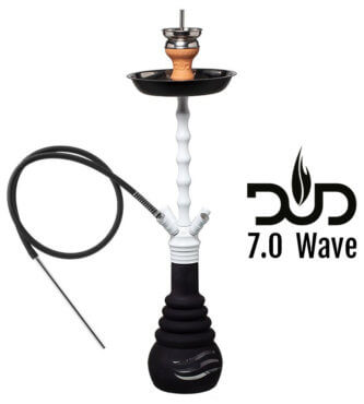 DUD Shishas 7.0 Wave en color negro. Recomendada para catering.