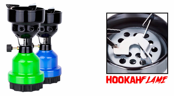 Hookah Flame, opción de hornillo portátil de gas.