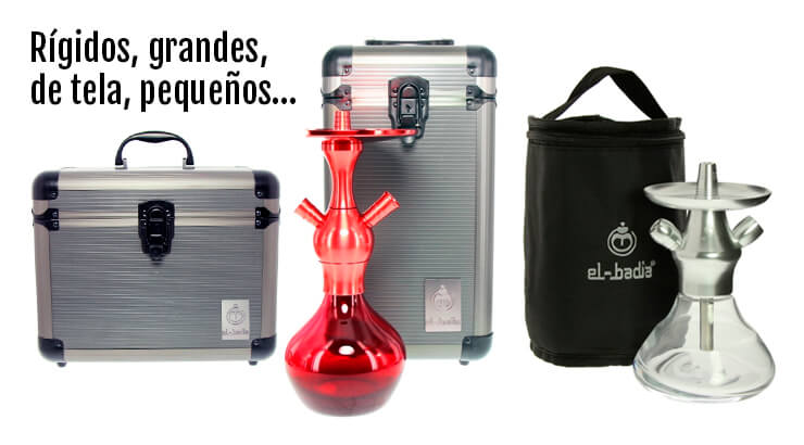 Maletas y maletines de transporte para cachimbas.