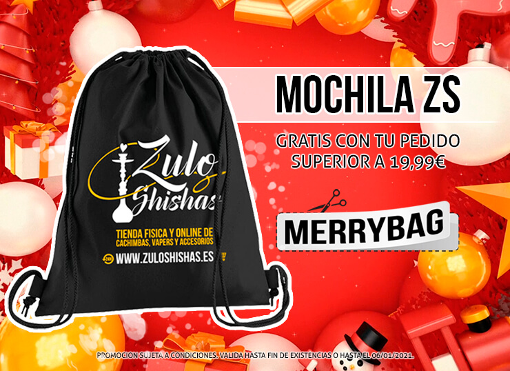 Mochila tipo saco de Zulo Shishas - Cachimbas, Vapers y Accesorios.