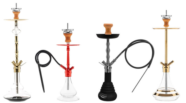 Modelos de las cachimbas DUD Shishas.
