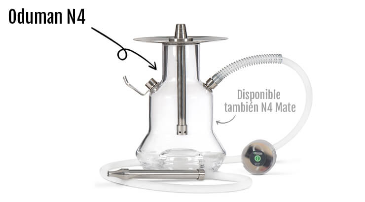 N4 Clear y N4 Mate, cachimbas 100% cristal de Oduman.