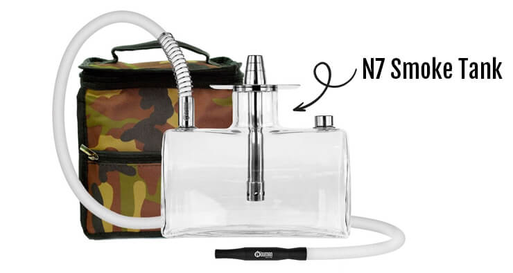 N7 Smoke Tank con maleta de transporte militar de Oduman.