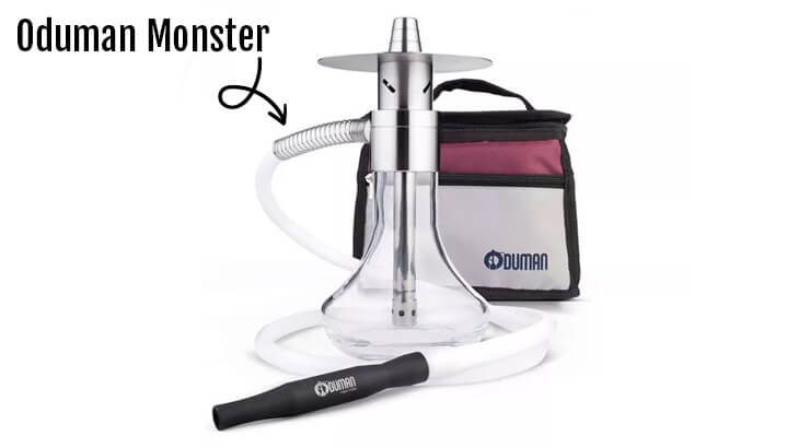 Oduman Monster, una cachimba de cristal de Oduman.