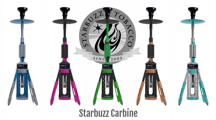 Starbuzz Carbine, shisha con diseño futurista.