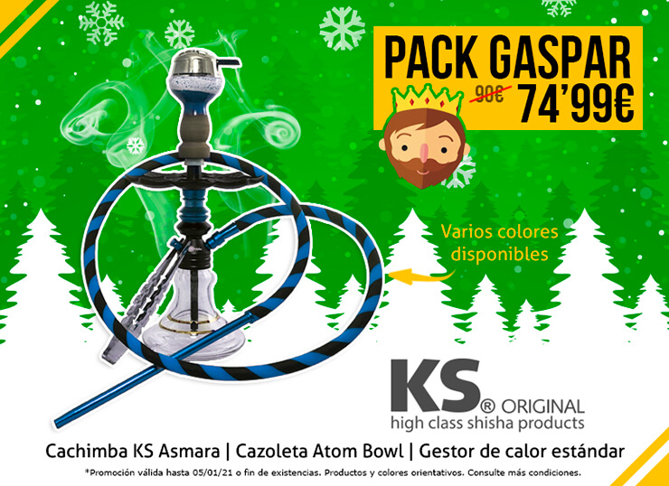 Pack de cachimba en oferta: Rey Gaspar.