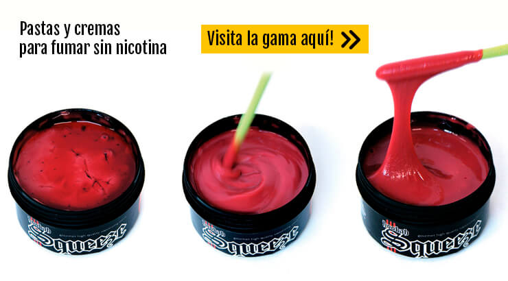 Pastas y cremas fumables para cachimbas.