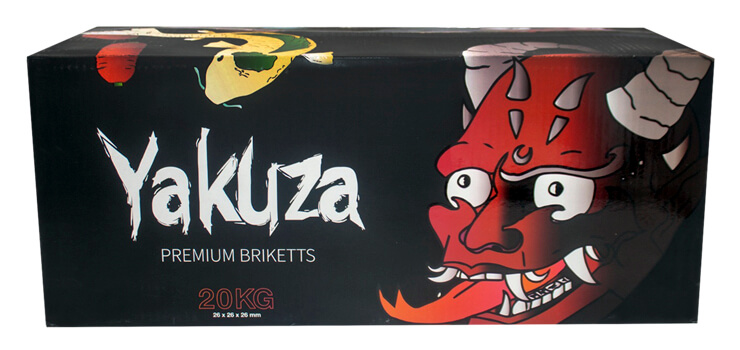 Carbón para cachimbas marca Yakuza.